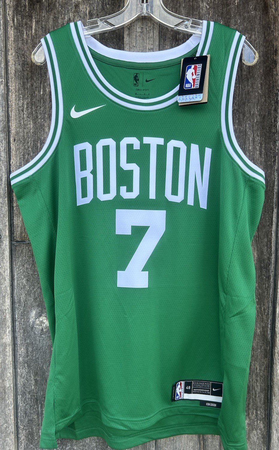 Boston Celtics Jaylen Brown #7 Swingman Basketball Jersey Icon Edition
