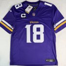 Men's Vapor Fuse Minnesota Vikings Justin Jefferson Captain's Jersey