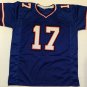 UNSIGNED CUSTOM Josh Allen Stitched Sewn Blue Jersey