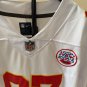 Travis Kelce #87 Chiefs Jersey White On Field