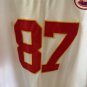 Travis Kelce #87 Chiefs Jersey White On Field