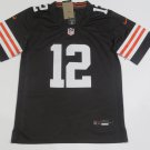 Men's Shedeur Sanders #12 Cleveland Browns OnField Jersey Brown