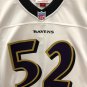 RAY LEWIS Baltimore Ravens Mitchell & Ness LEGACY JERSEY MENS WHITE
