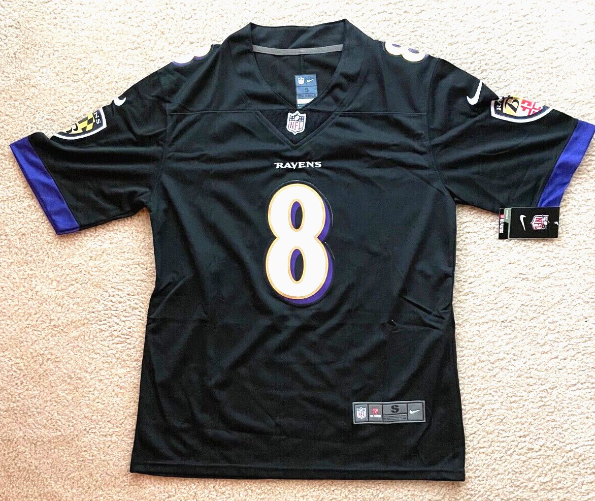 Men's Baltimore Ravens Lamar Jackson #8 Alternate Limited Jersey