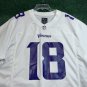 On Field MINNESOTA VIKINGS Men JUSTIN JEFFERSON #18 Jersey -White