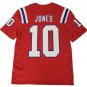 New England Patriots #10 Mac Jones Red Vapor Limited Fuse Jersey