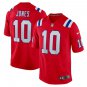 New England Patriots #10 Mac Jones Red Vapor Limited Fuse Jersey