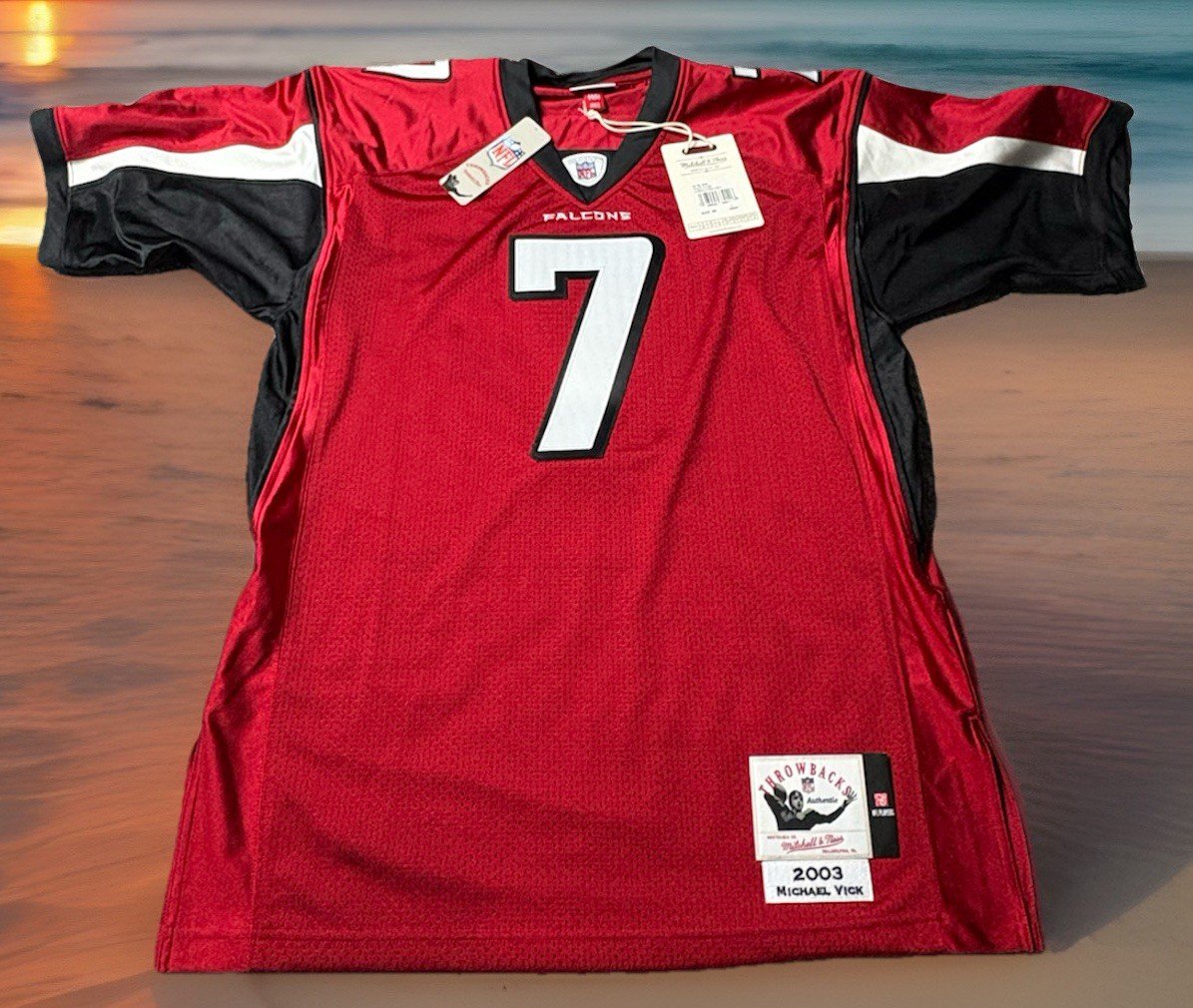 MITCHELL & NESS AUTHENTIC MICHAEL VICK L ATLANTA FALCONS