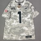 Miami Dolphins Tua Tagovailoa Jersey Camo 2024 Salute To Service