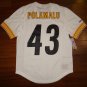 Men's Troy Polamalu Mitchell & Ness Steelers Name & Number Mesh Crewneck Jersey