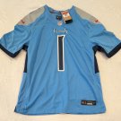 Men's Game Cam Ward Tennessee Titans # 1 Jersey