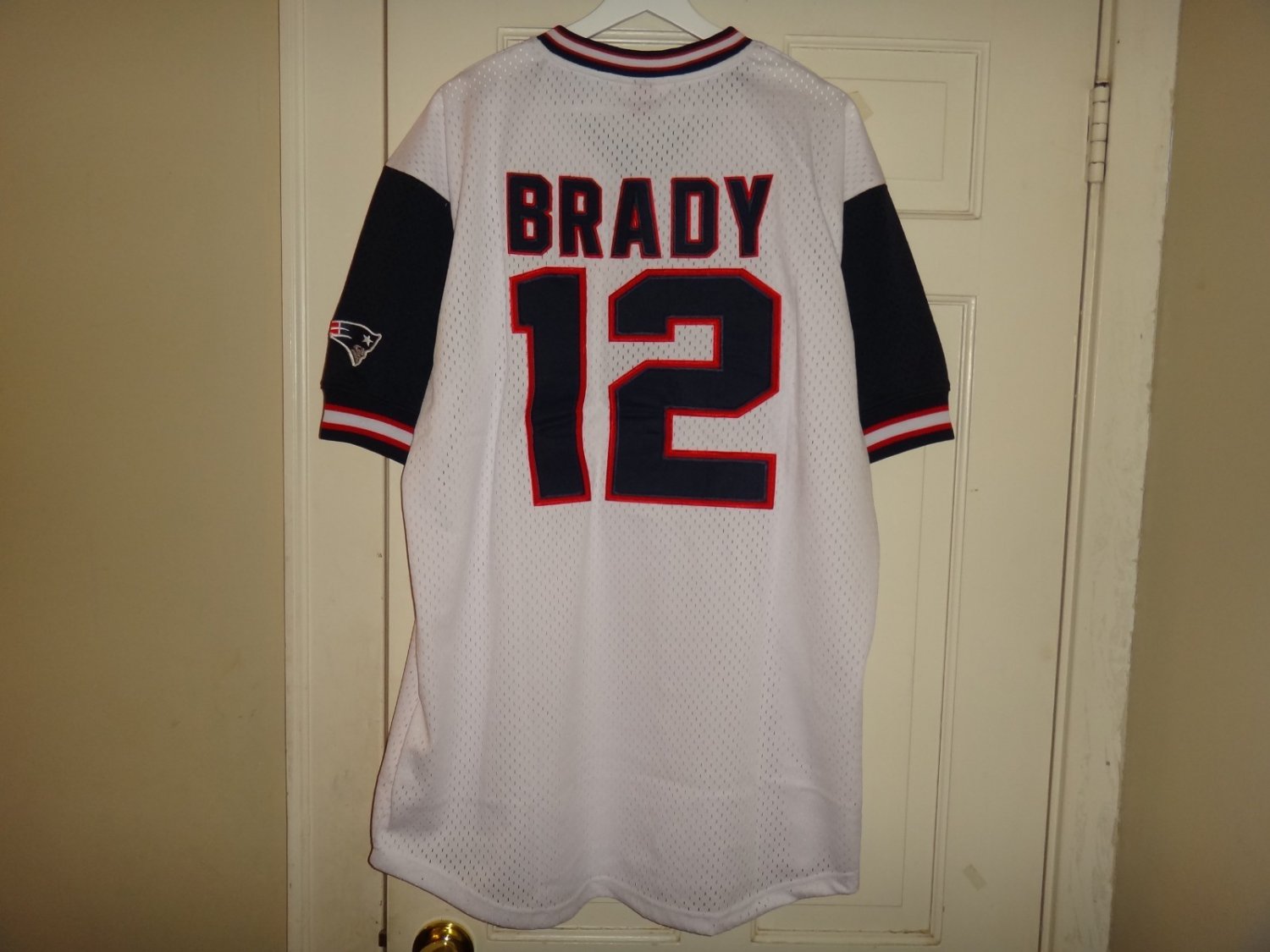 Men's Big & Tall Tom Brady Mitchell & Ness New England Patriots Mesh Jersey