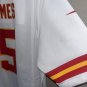 Large Patrick Mahomes #15 LH Hunt Jersey White Elite Chiefs Look/ Read Disc