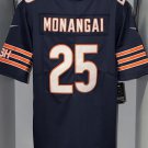 Kyle Monangai #25 Bears Stitched Navy Blue On Field Jersey