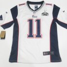 Julian Edelman #11 New England Patriots Super Bowl 49er's Jersey White