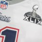 Julian Edelman #11 New England Patriots Super Bowl 49er's Jersey White