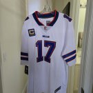 Men's Josh Allen White Jersey STITCHED