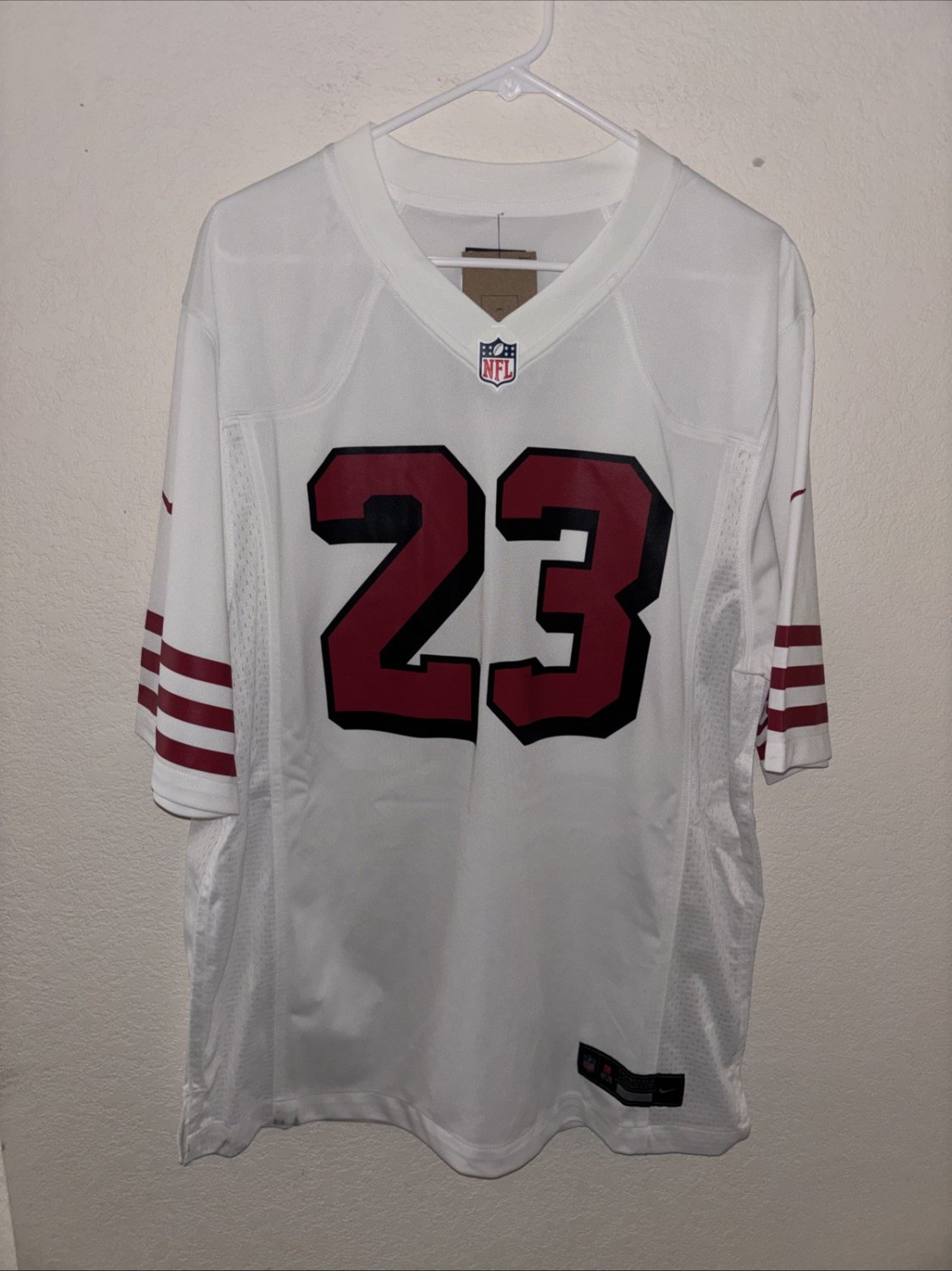 Christian McCaffrey San Francisco 49ers OnField Jersey - White