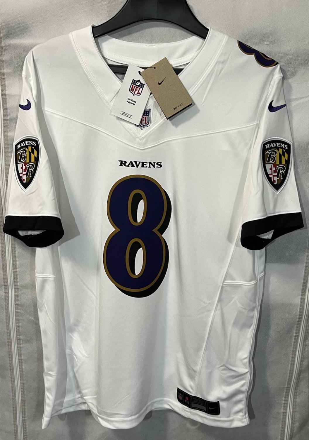 Lamar Jackson Baltimore Ravens Limited Jersey White
