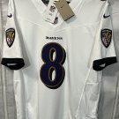 Lamar Jackson Baltimore Ravens Limited Jersey White