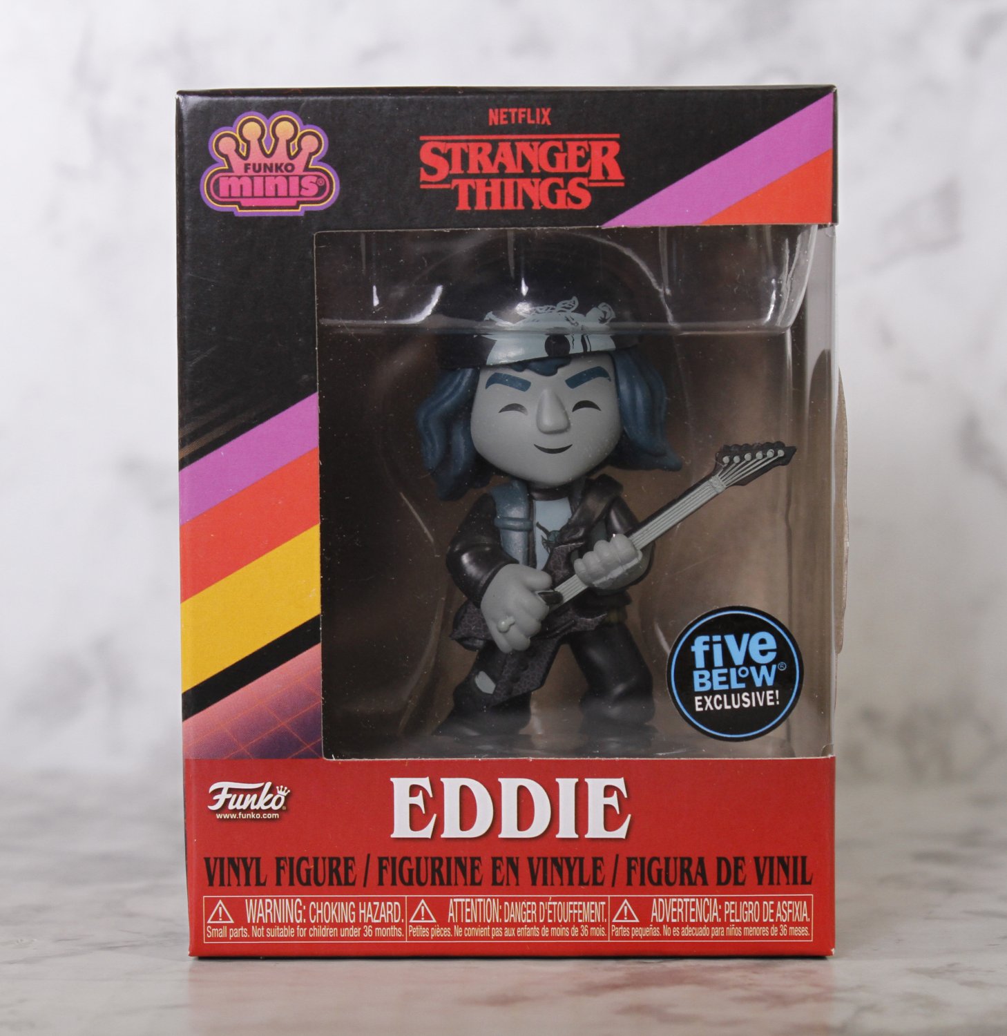 Stranger Things Funko Minis : EDDIE MUNSON Upside Down VARIATION CHASE Five Below Exclusive