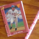 Handbound notepad featuring '91 Gregg Jeffries card