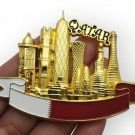 Qatar Skyline Souvenir Fridge Refrigerator Magnet Tourist Tourism Travel Doha