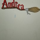 Wizard broom with name