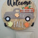 Welcome fall door round. 14"
