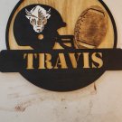 Custom Football wall hanger