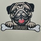 Custom Pug Welcome Sign