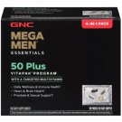 GNC Mega Men Essentials 50 Plus Vitapak Program 4-1 Pack 30 Packs