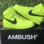 Dunk High Ambush Flash Lime Shoes Sneakers