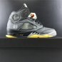 Air Jordan 5 Retro OW Black Shoes Sneakers