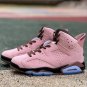 A Ma Maniere x Air Jordan 6 SP Black Smokey Mauve Shoes Sneaker