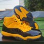 Air Jordan 11 Gamma Black & Yellow Shoes Sneakers