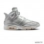 PSG x Air Jordan 6 Metallic Silver Shoes Sneaker