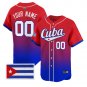 Custom Team Cuba Jersey Name, Number 2026 World Baseball Classic Stitched Red