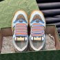 GG Canvas Camel & Ebony Blue Low Top Shoes Sneakers