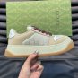 GG Screener GG Leather-Trimmed Canvas Shoes Sneakers