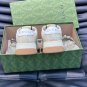 GG Screener GG Leather-Trimmed Canvas Shoes Sneakers