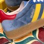 GG x AD Gazelle &acirc;��Light Blue Suede&acirc;�� Shoes Sneakers &acirc;�� nk0004919