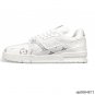 LV Trainer 54 Pattern Gray White Shoes Sneakers