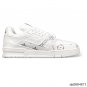 LV Trainer 54 Pattern Gray White Shoes Sneakers