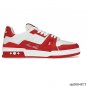 LV Trainer 54 Signature Red Shoes Sneakers