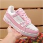 LV Trainer Pink Rose Shoes Sneakers