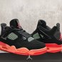 Air Jordan 4 Retro Black Infrared Barely Volt Shoes Sneakers