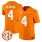 Ty Redmond Jersey #4 Tennessee Vols 2026 Vapor Limited Stitched Orange