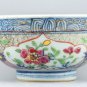 Original Chinese Bowl Famille Rose Porcelain Blue Qing Mark Period Yongzheng 1722 - 1736
