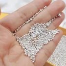 Ag material Pure Real Fine Silver 0.999 beads particles, diy jewelry making